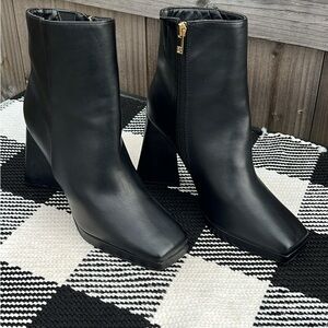 NY & Co Yolana Square Toe Bootie / Ankle Boots